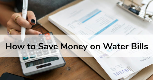 save money water bills tips